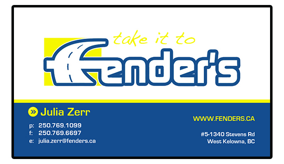 Fenders Business Card