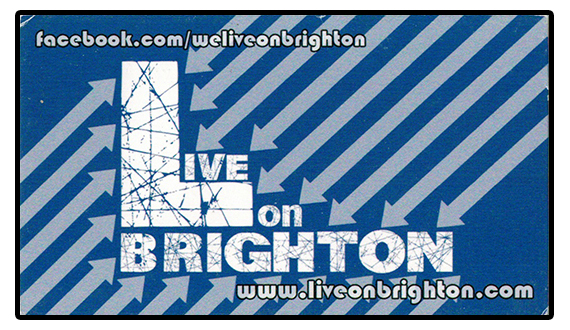 Live on Brighton Business Card