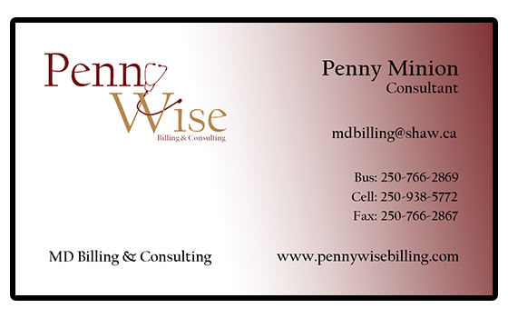 Penny Wise Business Card