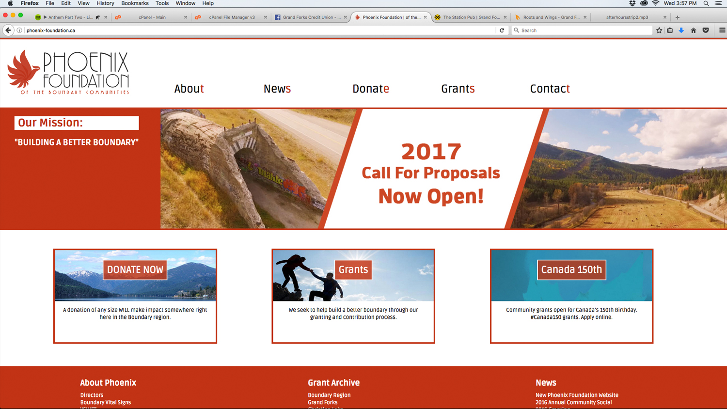 Phoenix Foundation Website