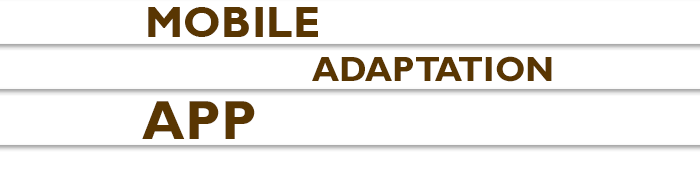 Mobile websites, website adaptation, app creation