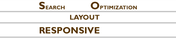 Search engine optimization, coding layout design, responsive design